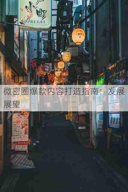 微密圈爆款内容打造指南：发展展望